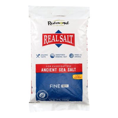 Real Salt Fine Salt - 25 Lb. - Orca Market