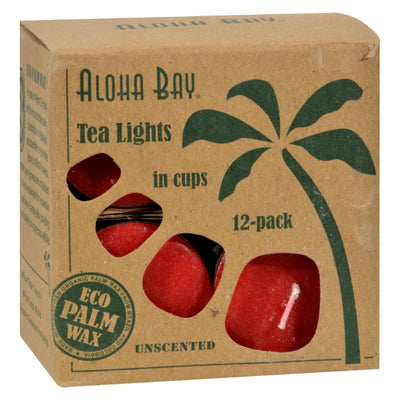 Aloha Bay - Tea Light - Red - 12/.7 Oz - Orca Market