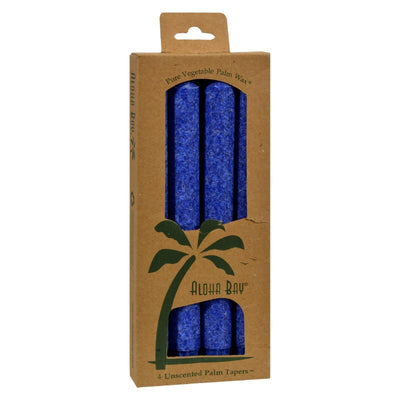 Aloha Bay - Palm Tapers - Royal Blue - 4 Candles - Orca Market