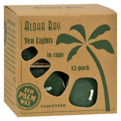 Aloha Bay - Tea Light - Green - 12/.7 Oz - Orca Market