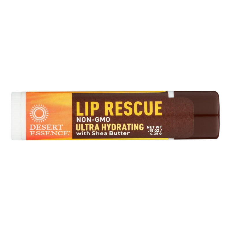 Desert Essence - Lip Rescue With Shea Butter - 0.15 Oz - Case Of 24 - Orca Market