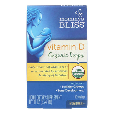 Mommy's Bliss Vitamin D Organic Drops - 1 Each - .11 Fz - Orca Market