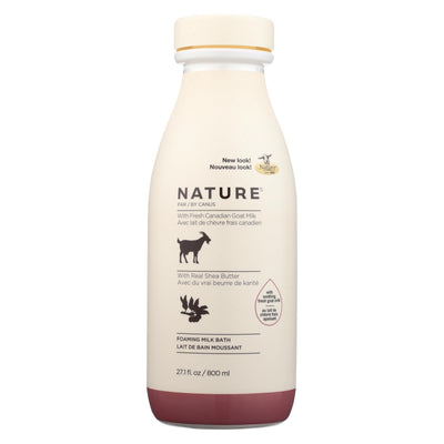 Nature By Canus - Goats Milk Bath Foam Shea - 27.1 Fz - Orca Market