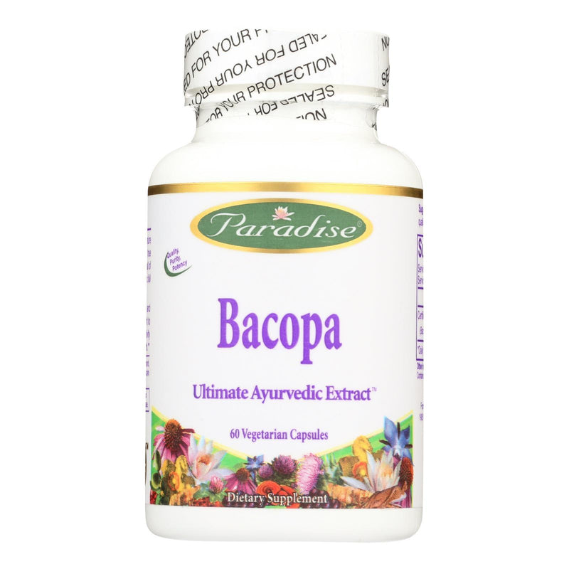 Paradise Herbs Bacopa - 60 Vegetarian Capsules - Orca Market