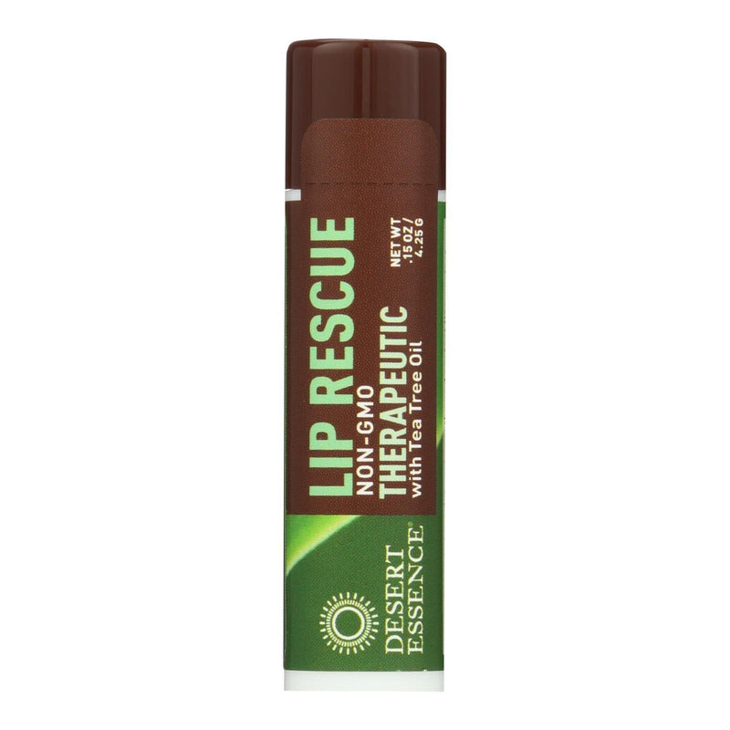 Desert Essence - Lip Rescue Therapeutic With Tea Tree Oil - 0.15 Oz - Case Of 24 - Orca Market