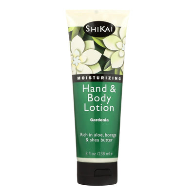 Shikai All Natural Hand And Body Lotion Gardenia - 8 Fl Oz - Orca Market