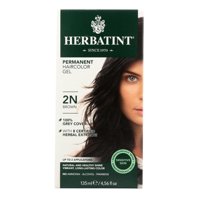 Herbatint Permanent Herbal Haircolour Gel 2n Brown - 135 Ml - Orca Market