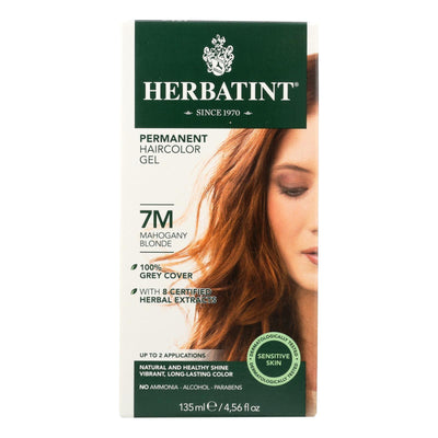 Herbatint Permanent Herbal Haircolour Gel 7m Mahogany Blonde - 135 Ml - Orca Market