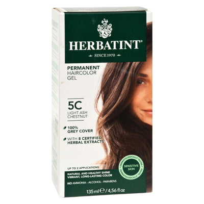 Herbatint Permanent Herbal Haircolour Gel 5c Light Ash Chestnut - 135 Ml - Orca Market