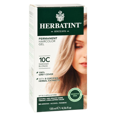 Herbatint Haircolor Kit Ash Swedish Blonde 10c - 1 Kit - Orca Market