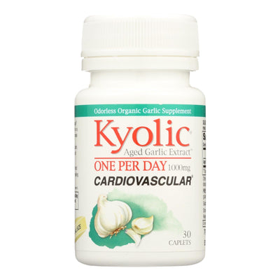 Kyolic - Aged Garlic Extract One Per Day Cardiovascular - 1000 Mg - 30 Caplets - Orca Market