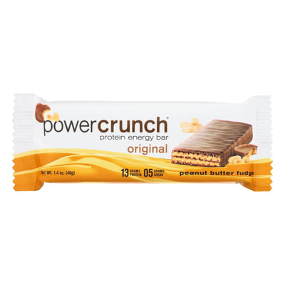 Power Crunch Bar - Peanut Butter Fudge - Case Of 12 - 1.4 Oz - Orca Market