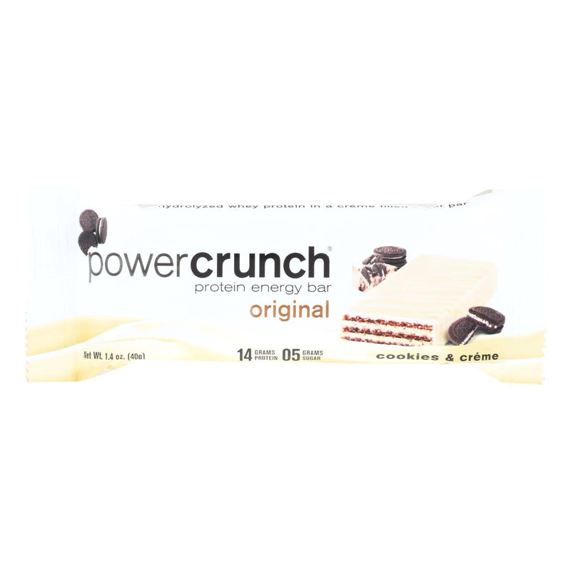 Power Crunch Bar - Cookies And Cream - Case Of 12 - 1.4 Oz - Orca Market