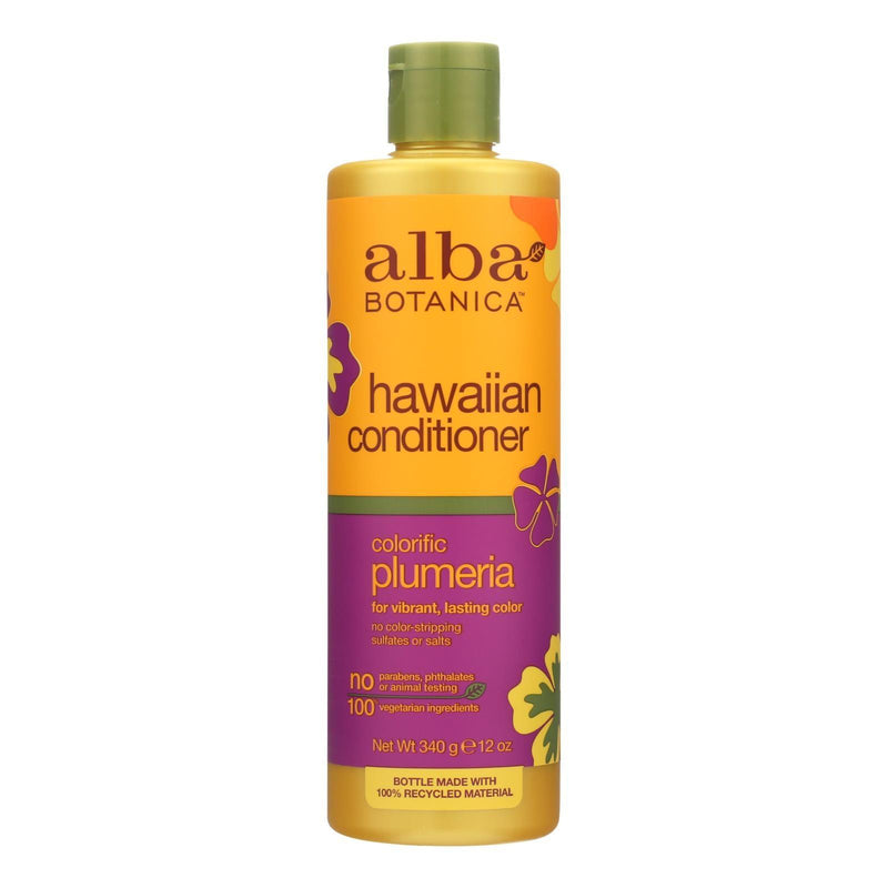 Alba Botanica - Hawaiian Hair Conditioner - Plumeria - 12 Fl Oz - Orca Market