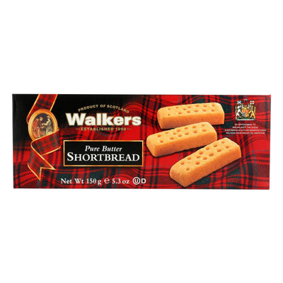 Walkers Shortbread - Pure Butter Fingers - Case Of 12 - 5.3 Oz. - Orca Market