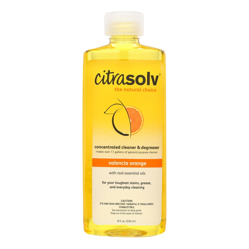 Citrasolv Natural Cleaner And Degreaser Valencia Orange - 8 Fl Oz - Orca Market