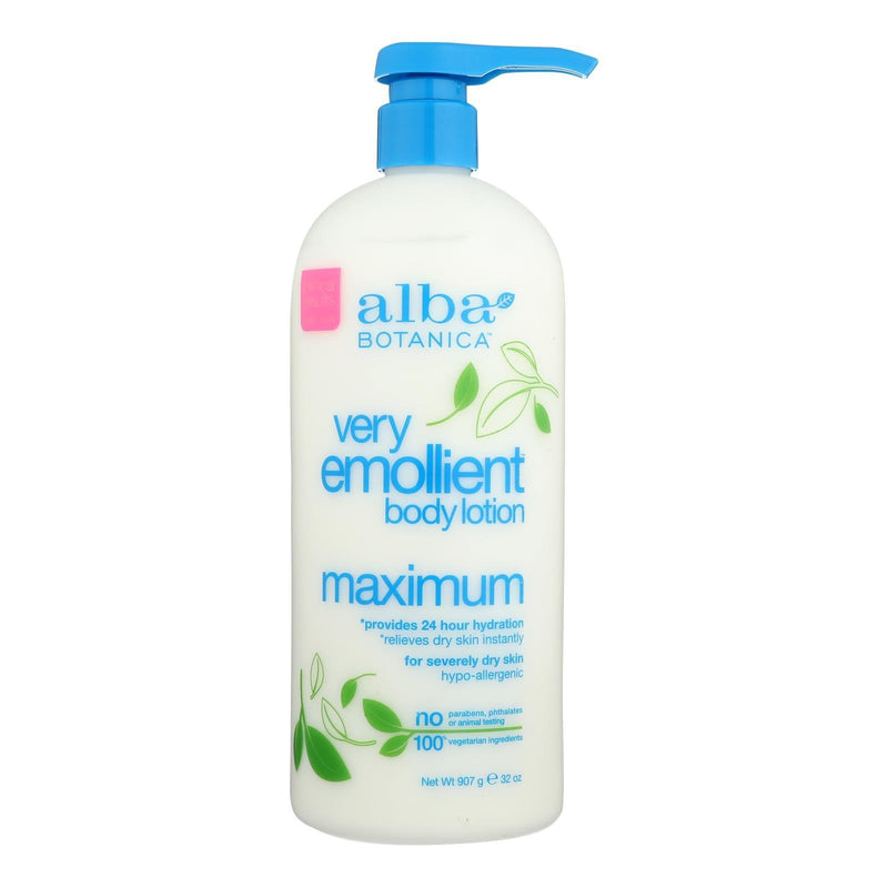 Alba Botanica - Very Emollient Body Lotion - Maximum - 32 Oz - Orca Market