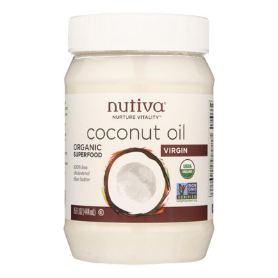 Nutiva Virgin Coconut Oil Organic - 15 Fl Oz - Orca Market