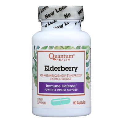 Quantum Elderberry Immune Defense Extract - 400 Mg - 60 Capsules - Orca Market