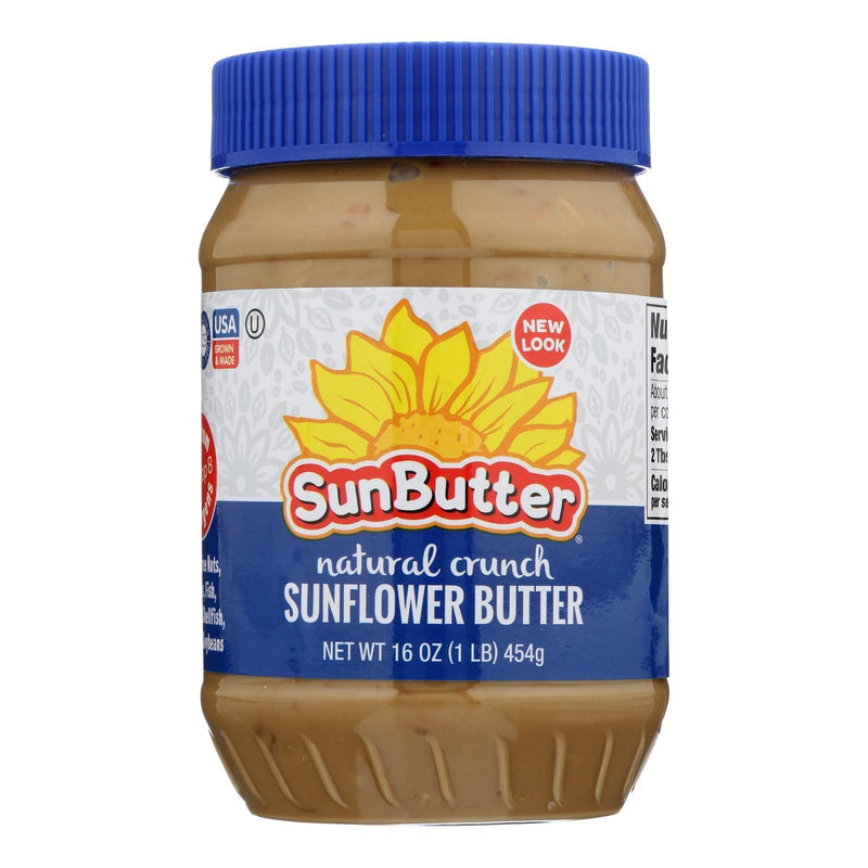 Sunbutter Sunflower Butter - Natural Crunch - Case Of 6 - 16 Oz. - Orca Market