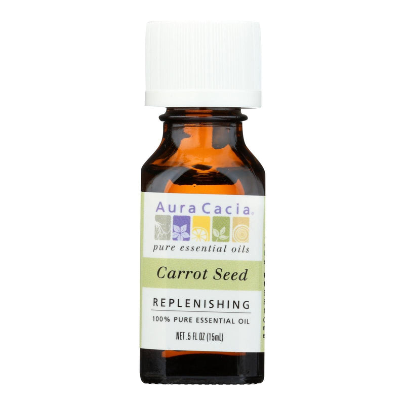 Aura Cacia - Pure Essential Oil Carrot Seed - 0.5 Fl Oz - Orca Market