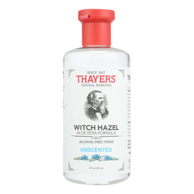 Thayers Witch Hazel With Aloe Vera Unscented - 12 Fl Oz - Orca Market