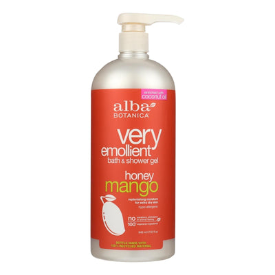 Alba Botanica - Very Emollient Bath And Shower Gel - Honey Mango - 32 Fl Oz - Orca Market