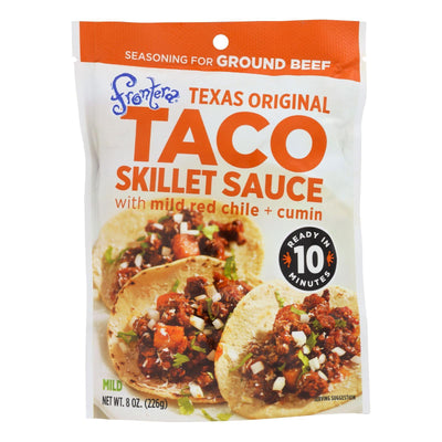 Frontera Foods Texas Original Taco Skillet Sauce - Taco Skillet Sauce - Case Of 6 - 8 Oz. - Orca Market