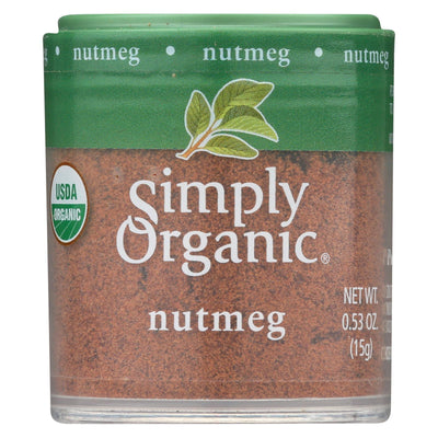 Simply Organic Nutmeg - Organic - Ground - .53 Oz - Case Of 6 - Orca Market