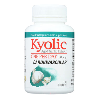 Kyolic - Aged Garlic Extract One Per Day Cardiovascular - 1000 Mg - 60 Caplets - Orca Market