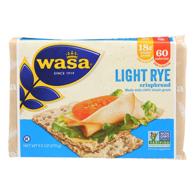 Wasa Crispbread Light Rye - Case Of 12 - 9.5 Oz. - Orca Market