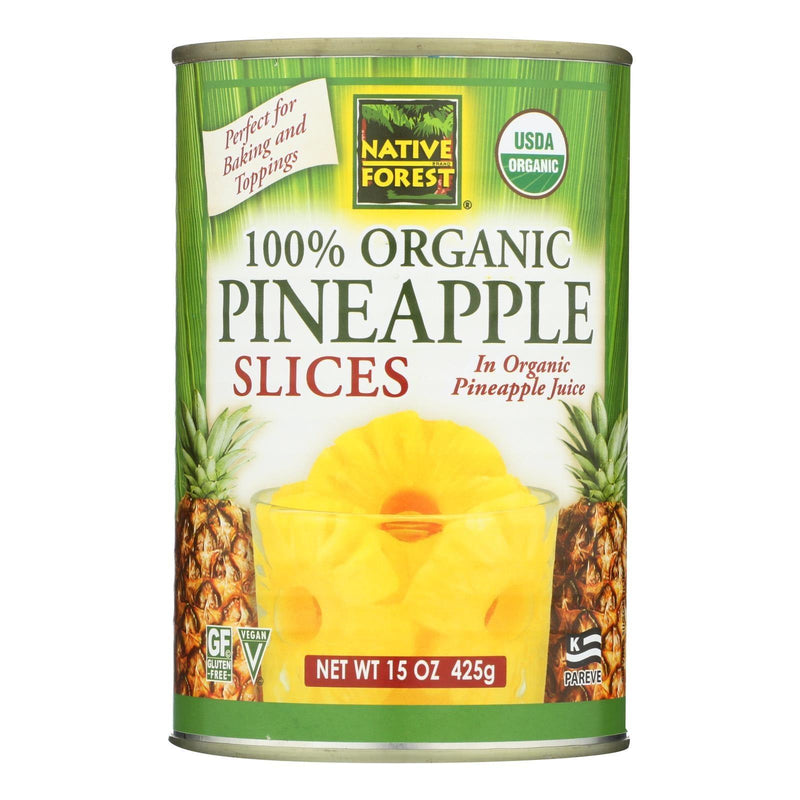 Native Forest Organic Slices - Pineapple - Case Of 6 - 15 Oz. - Orca Market