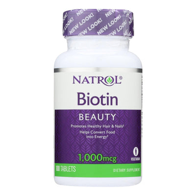 Natrol Biotin - 1000 Mcg - 100 Tablets - Orca Market