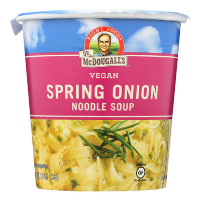 Dr. Mcdougall's Vegan Spring Onion Noodle Soup Big Cup - Case Of 6 - 1.9 Oz. - Orca Market