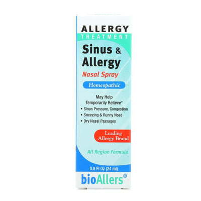 Bio-allers - Sinus And Allergy Relief Nasal Spray - 0.8 Fl Oz - Orca Market