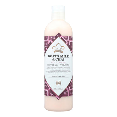 Nubian Heritage Body Wash Goat's Milk And Chai - 13 Fl Oz - Orca Market