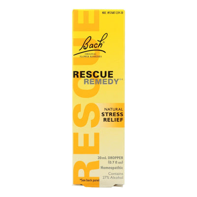 Bach Flower Remedies Rescue Remedy Natural Stress Relief - 0.7 Fl Oz - Orca Market