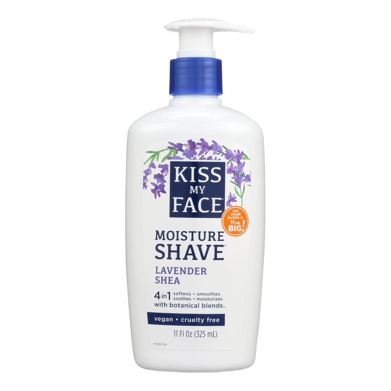 Kiss My Face Moisture Shave Lavender Shea - 11 Fl Oz - Orca Market