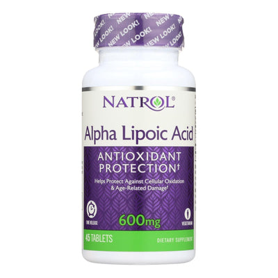 Natrol Alpha Lipoic Acid Time Release - 600 Mg - 45 Tablets - Orca Market