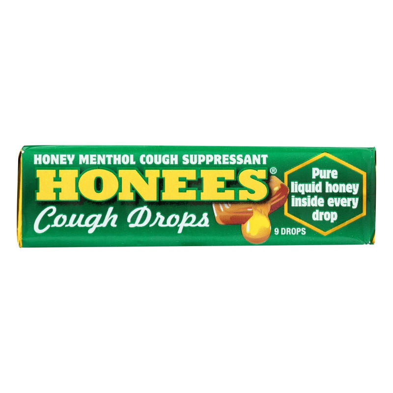 Honees Cough Drops - Menthol - Case Of 24 - 9 Pack - Orca Market