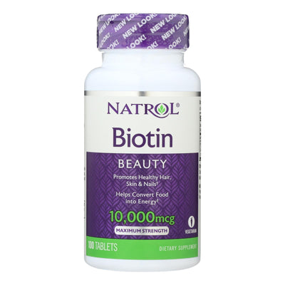 Natrol Biotin - 10000 Mcg - 100 Tablets - Orca Market