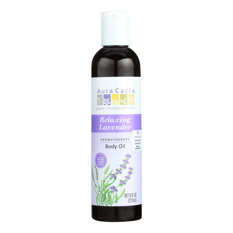 Aura Cacia - Aromatherapy Body Oil Lavender Harvest - 8 Fl Oz - Orca Market