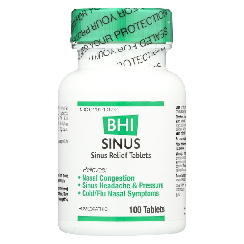 Bhi - Sinus Relief - 100 Tablets - Orca Market