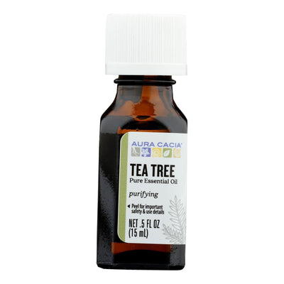 Aura Cacia - Pure Essential Oil Tea Tree - 0.5 Fl Oz - Orca Market