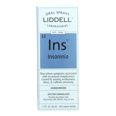 Liddell Homeopathic Insomnia - 1 Fl Oz - Orca Market