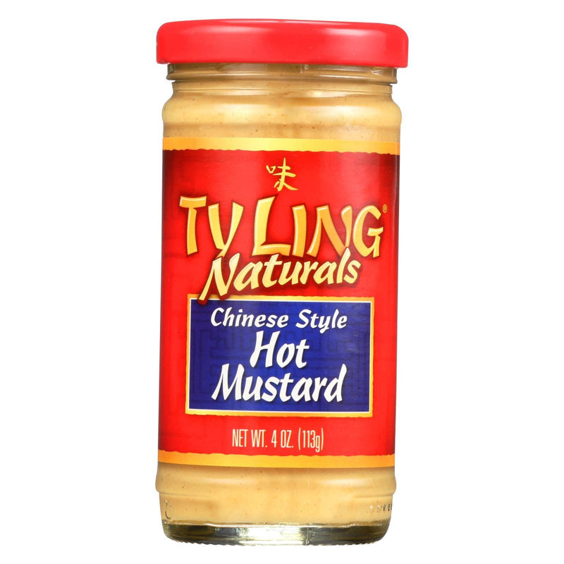 Ty Ling Mustard - Chinese - Hot - Case Of 12 - 4 Oz - Orca Market