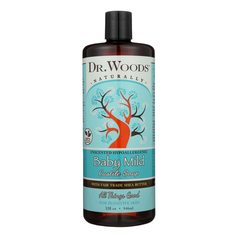 Dr. Woods Shea Vision Pure Castile Soap Baby Mild With Organic Shea Butter - 32 Fl Oz - Orca Market