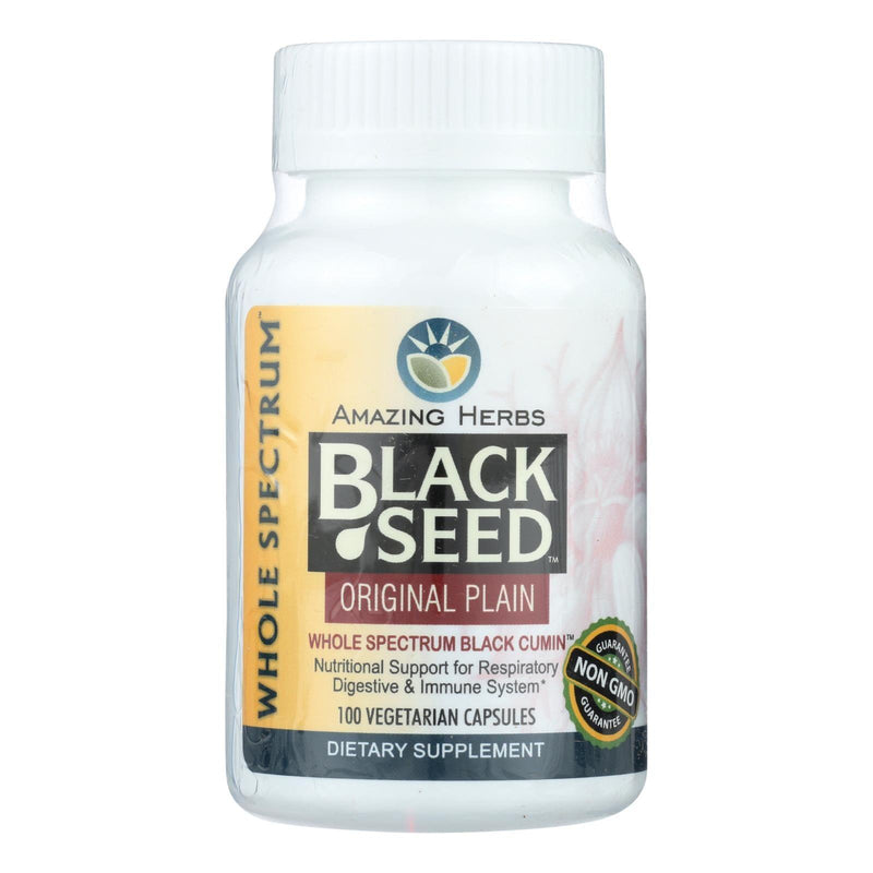 Amazing Herbs - Black Seed - 100 Capsules - Orca Market