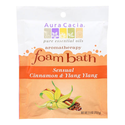 Aura Cacia - Foam Bath Sensual Cinnamon And Ylang Ylang - 2.5 Oz - Case Of 6 - Orca Market