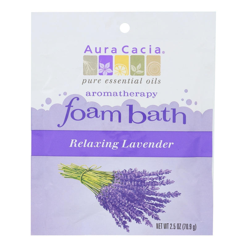 Aura Cacia - Foam Bath Relaxing Lavender - 2.5 Oz - Case Of 6 - Orca Market